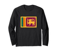 Sri Lanka Bandiera dello Sri Lanka Asia Vacanza Asiatica Maglia a Manica