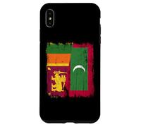 Sri Lanka Maldive Half Flag Sri Lanka Maglia Maldive Custodia per iPhone XS Max