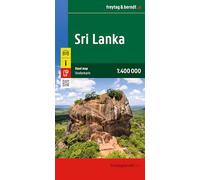 Sri Lanka, Straßenkarte 1:500.000, freytag & berndt: wegenkaart 1:500.00