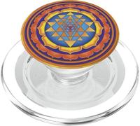 Sri Yantra Simbolo di prosperità PopSockets PopGrip per MagSafe