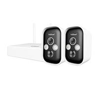 Sricam Italia OBA SH033 kit wifi senza fili ricaricabile 3 megapixel sensore pir esterno/interno supporta Scheda MicroSD AUDIO bidirezionale