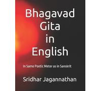 Sridhar Jagannathan Bhagavad Gita in English (Tascabile)