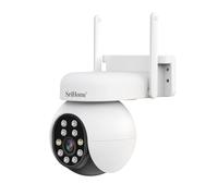 SRIHOME 5MP HD PTZ Telecamera di Sorveglianza, Rilevamento degli esseri umani, Monitoraggio del movimento, Allarme sonoro e luminoso, Audio bidirezionale, Uso esterno/interno (Risoluzione video (5MP))