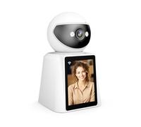 SRIHOME PTZ Surveillance Camera, 1080P FHD, con schermo da 2,8 pollici, videochiamate bidirezionali e chiamate vocaliRilevamento umanoide, Night Vision, monitoraggio remoto, uso interno