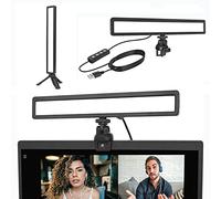 SRIKEKL Kit di illuminazione per videoconferenza per laptop e computer, luce zoom per lavoro a distanza, luce per webcam per streaming in diretta, lezioni online, autodiffusione, vlogger