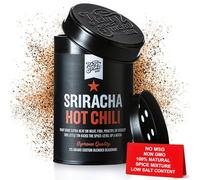 Sriracha Hot Chilli Rub BBQ Piccante Artigianale 100% Naturale con Sapore Dolce Piccante Condimento Sriracha per Carne Pesce Verdure Salse Senza MSG Basso Sale 175g