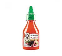 SRIRACHA WASABI THAI DANCER SALSA PICCANTE CON WASABI HALAL 200 ml SAUCE