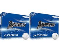 Srixon Ad333 Palla da Golf, Uomo, Bianco, Uniq Size (Confezione da 2)