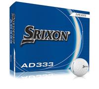 Srixon AD333 Palline da golf per lunghe distanze | Sensazione più morbida e controllo eccezionale | Confezione ecologica | Idea regalo per gli appassionati di golf | 12 pezzi