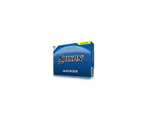 Srixon New AD333 2026 - Palline da golf, 12 pezzi, standard (giallo)