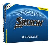 Srixon AD333 Palline da golf a lunga distanza (nuova generazione), tocco più morbido e controllo eccezionale, confezione ecologica, idea regalo golfista, confezione da 12 colori