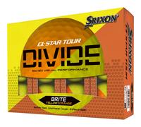 Srixon Palline da golf Q-Star Tour Divide 2, giallo/arancio
