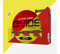 Srixon Q-Star Giro Dividere 12 Palline da Golf Giallo/Rosso
