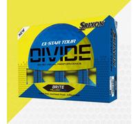 Srixon Q-Star Tour Divide 12 Palline Da Golf Blu/Giallo