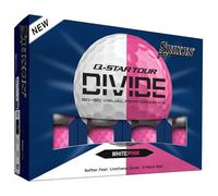 Srixon Q-STAR TOUR DIVIDE, Palline da golf in uretano bicolore, Sensazione morbida, distanza ottimizzata, Nucleo FastLayer con compressione 74, Idea regalo per i golfisti, Confezione da 12