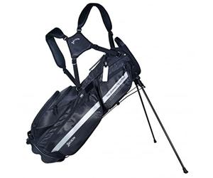 Srixon - Sacca da golf Lifestyle Stand - 4 divisori per mazze - 4 tasche con zip inclusa una grande tasca isolata - Cinghie doppie per il trasporto - Cappuccio antipioggia incluso