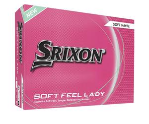 Srixon Soft Feel Lady 8 & 9 Pallina da Golf per Donna |Bassa Compressione e Lancio Facile in Alto|Sensazione Ultra-Morbida |Ideale per Swing moderati e Maggiore precisione
