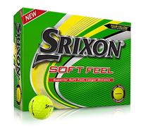 Srixon Soft Feel Tour Yellow - Dozzina di Palline da Golf - Palline golf per Distanza e Bassa Compressione - Regali e accessori da Golf