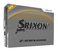 Srixon Z-STAR DIAMOND 2/3 - Pelota de Golf de Alto Rendimiento | Máxima Distancia y Spin Reducido | Núcleo FastLayer DG Core 2.0 | Recubrimiento Spin Skin+ | Control Excepcional y Tacto Preciso