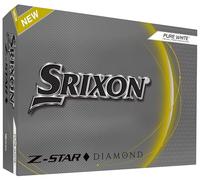 Srixon Z Star Diamond - Dozzina di palline da golf premium - Tour Level - Uretano - Distanza Straordinaria e Spin Preciso per un Controllo Totale