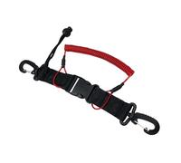 SRJQXH Lanyard Diving, Filo d'Acciaio Incorporato Cordino da Sub, con Gancio Cordino per Immersioni Subacquee, Accessori Immersione Rosso Brillante, Prevenire la Perdita della Fotocamera Subacquea