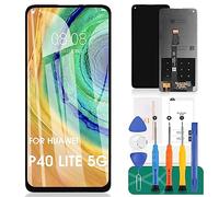 SRJTEK Compatibile per Huawei P40 Lite 5G Display LCD Parti di Ricambio per CDY-NX9A Touch Screen Sensore Digitalizzatore con Kit (Nero Senza Telaio)