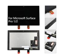 SRJTEK Compatibile per Microsoft Surface PRO 1/2 11514,21601 LCD Screen Parti di Ricambio Touch Screen Sensore Digitizer Assembly con Kit (Nero)