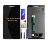 SRJTEK Compatibile per NOKIA 6.1 2018 Schermo Assemblea N6 Display LCD Touch Screen Digitizer TA-1050, TA-1068 Kit