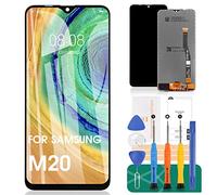 SRJTEK compatibile per Samsung Galaxy M20 LCD Display M205 Touch Screen Matrix Digitizer sostituzione SM-M205F SM-M205FN Assembly (originale nero senza cornice)