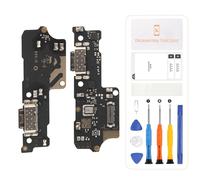 SRJTEK Connettore dock USB di ricambio per Xiaomi Redmi 10C Porta di ricarica 220333QAG Porta per cuffie 220333QBI-Microfono/Jack audio/Kit di riparazione di tipo C