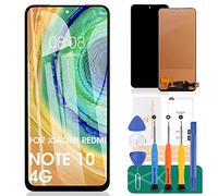 SRJTEK INCELL per Xiaomi Redmi Note 10S Schermo LCD per Xiaomi Redmi Note 10 4G Sostituzione Schermo M2101K7BG Display Touch Digitizer Assembly M2101K7BI (Nero Senza Cornice)