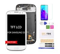 srjtek - Kit di ricambio per schermo LCD TFT e touch screen, per Samsung Galaxy S3 2012 I9300 I9305 I9305T, colore: Bianco