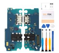 SRJTEK Per Samsung Galaxy A12 Dock Connector Sostituzione Per Samsung M12 Porta di Ricarica A125 Porta Cuffie SM-A125F con Microfono/Jack Audio/Antenna Kit di Riparazione Sostituzione