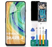 SRJTEK per Xiaomi Black Shark 4 Schermo LCD Shark PRS-H0 Sostituzione dello Schermo per Xiaomi Black Shark 4 PRO Display Touch Digitizer Assembly Kit Parti di Riparazione (TFT Nero con Telaio)