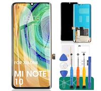 SRJTEK Per Xiaomi Mi Note 10 LCD Per Xiaomi Mi Note 10 Pro Sostituzione Dello Schermo Per Xiaomi Mi Note 10 Lite Touch Screen Digitizer Assembly Kit di Riparazione (nero, non per Redmi Note 10/10 pro)