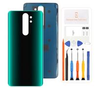 SRJTEK per Xiaomi Redmi Note 8 PRO Batteria Porta Coperchio Alloggiamento per Redmi Note 8 PRO M1906G7I Batteria Copertura Custodia di Ricambio (Verde)