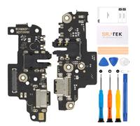 SRJTEK Per Xiaomi Redmi Note 8 Pro Dock Connector Sostituzione Per Redmi Note 8 Pro Porta di Ricarica Nota 8 Pro Porta Cuffia 2015105 con Microfono/Audio Jack/Antenna Kit di Riparazione Sostituzione