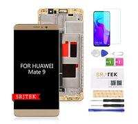 srjtek - Schermo di Ricambio per Huawei Mate 9 MHA-L09 MHA-L29 AL00 L23 da 5,9" Display LCD Touch Screen digitizer Pannello con Telaio Completo (Non Adatto per Mate 9 Lite)
