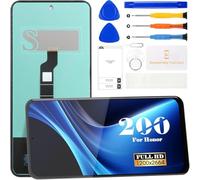 SRJTEK Schermo TFT di ricambio per Honor 200 LCD Display ELI-AN00 ELI-NX9 Digitizer Touch Screen Assembly Kit di riparazione (nero, senza cornice)