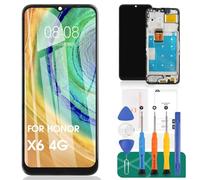 SRJTEK Schermo TFT per Honor X6 4G LCD Display per Honor X8 5G sostituzione schermo per X6 4G/X8 5G Digitizer Assembly VNE-LX1 kit di riparazione con telaio (nero)