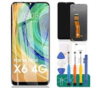 SRJTEK Schermo TFT per Honor X6 4G LCD Display per Honor X8 5G sostituzione schermo per X6 4G/X8 5G Digitizer Assembly VNE-LX1 kit di riparazione senza cornice (nero)