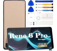 SRJTEK Schermo TFT per Oppo Reno 6 PRO 5G LCD Display per Oppo Reno 6 PRO 5G Sostituzione dello schermo PEPM00 CPH2249 Touch Screen Digitizer Kit di riparazione (nero, senza cornice)