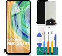 SRJTEK TFT per OPPO Find X3 Lite Schermo LCD di Ricambio per OPPO Reno5 5G Display LCD CPH2145 Touch Digitizer Assembly Kit di Riparazione Senza Telaio (Nessun riconoscimento delle impronte digitali