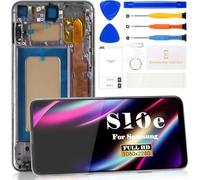 SRJTEK TFT per Samsung Galaxy S10E, display LCD per Samsung Galaxy S10E, kit di riparazione (con cornice, nero)