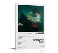 SRJUDR HozierPosters Art Pop Wall Art & Prints Canvas Design - Stampa artistica da parete, motivo: Wasteland, Baby!-HozierPosters, 40 x 60 cm, con cornice