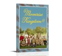 SRJUDR Moonrise KingdomPosters Art Pop Wall Art & Prints Canvas Design Ritratto Decorazione da parete 30 x 45 cm, con cornice