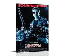 SRJUDR Terminator 2 Judgment DayPosters Art Pop Wall Art & Prints Canvas Design Ritratto Decorazione da parete 60 x 90 cm con cornice