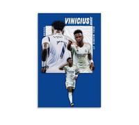 SRJUDR Vinícius JúniorPosters Art Pop Wall Art & Prints Canvas Design Ritratto Decorazione da parete 30 x 45 cm, senza cornice