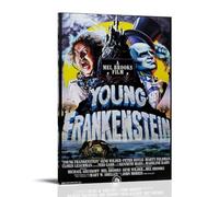 SRJUDR Young FrankensteinPosters - Stampa artistica da parete su tela, 30 x 45 cm, con cornice