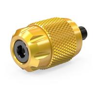 SRKATI Leva del cambio con puntale, adatta per Harley Street Glide FLHX Road King Sportster 883 1200 Breakout CVO FXSBSE Fat Boy Leva Cambio Piastra del Gradino(Gold)